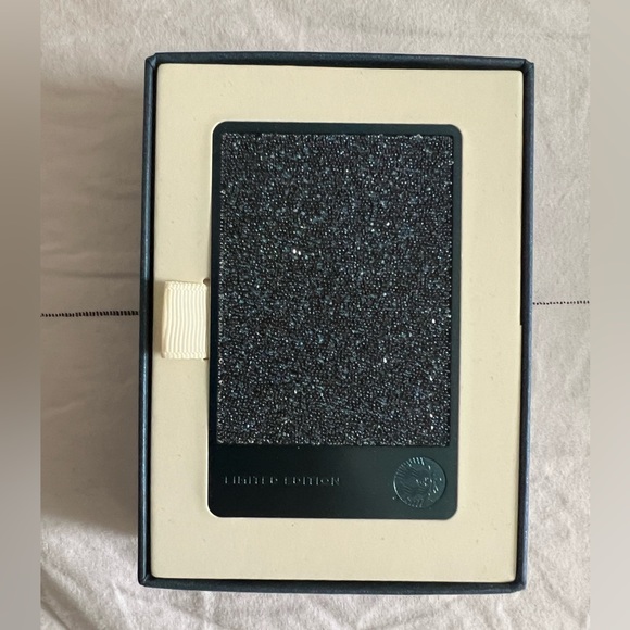 Limited Edition Starbucks Solid Metal Swarovski Card - Picture 2 of 2